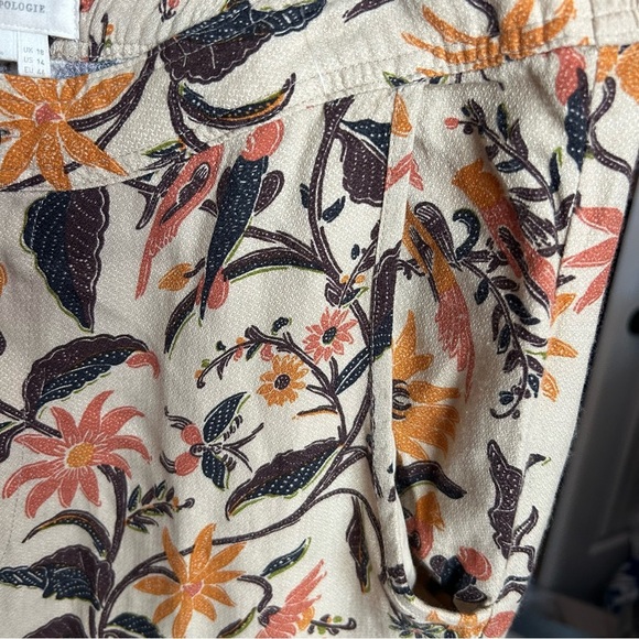 🤎Anthropologie Smocked Balloon-Leg Pants – Size 14 - Picture 13 of 13